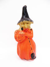 Vintage Gurley Halloween Witch Candle 1960s Large-size 9 ½” tall Gurly  - £9.43 GBP