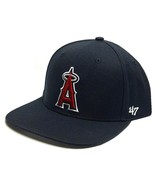 Los Angeles Angels MLB &#39;47 No Shot Captain Navy Blue Hat Cap Men&#39;s Snapback - £23.59 GBP