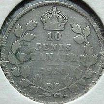 Canada Dime 1920 G - £4.65 GBP