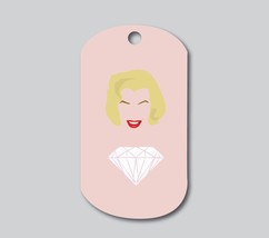 Gentlemen Prefer Blondes Military Style Dog Tag - £7.75 GBP