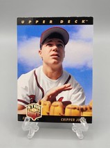 1993 Upper Deck Chipper Jones Star Rookie #24 Baseball Card - £2.22 GBP