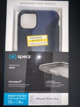 Speck Presidio Grip Case for iPhone 11 Pro Max (6.5&quot;) Coastal Blue / Black - £7.97 GBP