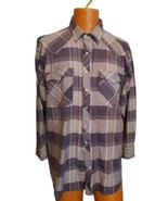 Western Plains Trading Co Snap Up Long Sleeve Cowboy Shirt Size XL  - £11.84 GBP