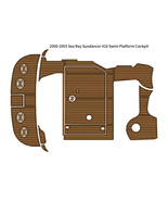 2000-2003 Sea Ray Sundancer 410 Swim Platform Cockpit Pad Boat EVA Faux ... - $1,699.00