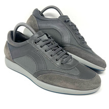 Salvatore Ferragamo Men’s Retro Trainer Sneaker Sz 8 D Grey Suede Made i... - £78.69 GBP