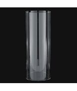 Glass 3 X 8 Cylinder Tube Candle Holder Lamp Light Shade Wall Sconce Cha... - $9.95