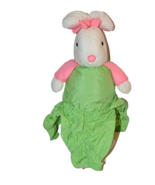 Department 56 Puffy Easter Bunny Rabbit in Carrot Nylon Plush Hide N see... - £9.71 GBP