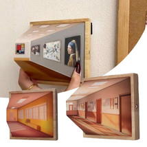 3D Illusion LED Night Light Gallery Picture Creative Home Decor Gift - £36.32 GBP