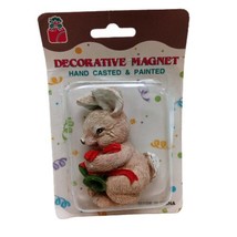 Decorative Rabbit Magnet Hand Casted &amp; Painted - $10.21