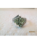 MINT GREEN AMETHYST, SIZE 7 1/4, NEW. - £9.43 GBP