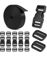 Buckles and Straps Set 1&quot; 6 Yards of Thick Nylon Webbing 6 Pack Heavy Duty  - $445.32 MXN