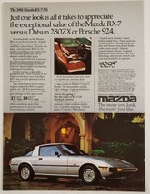 1980 Print Ad Mazda RX-7 GS 2-Door Sports Cars The More You Like - £9.64 GBP