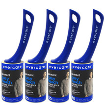 Evercare Extra Sticky Lint Pic-Up Roller 60 Sheet Each - 4 Pack - - £38.79 GBP