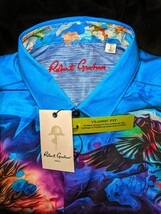 Robert Graham Aberdare Short Sleeve Shirt Medium Size image 6