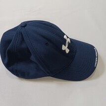 Under Armour Men's Back Fitted Blue Baseball Cap Hat Size Large  image 3