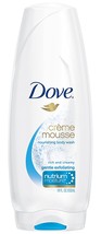 New Dove, Nourishing Body Wash, Crème Mousse, Gentle Exfoliating, 18 ounce - $14.49