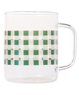 LASSIETTE ZEKE Glass Mug Cup 14.5 oz (430ml) Tableware Green - £26.61 GBP