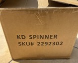 New KD 5 Round Floor Metal Display Black Shelf Rack Spinner - £59.94 GBP