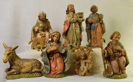 #0321 - 8 piece Fontanini 4&quot; Nativity - Italy - starter set  - $95.00