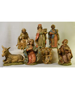 #0321 - 8 piece Fontanini 4&quot; Nativity - Italy - starter set  - $95.00