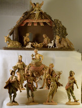 #0320 - 18 piece Fontanini 5&quot; Nativity, Italy - starter set  - £199.83 GBP