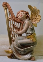 #0314 - 6&quot; Fontanini 361 Angel with Harp - Italy Nativity - $40.00