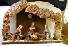 #0290 Fontanini Nativity with Creche 7 piece - 3 inch scale   - $50.00