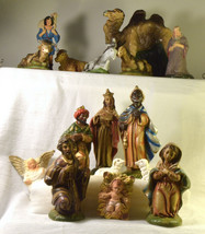 #0336 - 16 piece 5&quot; Nativity - Chalk - Fontanini Italy Nativity  - $150.00