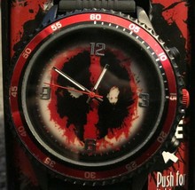 Official Marvel Deadpool Comic Analog Watch W/ Light Up Button &amp; Collectors Tin - £129.48 GBP