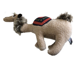 Bow Wow Pet Cuddle Camel Dog Toy Toss Fetch Play Squeak Squeaky 13&quot; x 6&quot; - £23.40 GBP