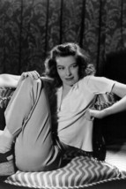 Katharine Hepburn 24x36 Poster Sitting On Couch Iconic Pose - £25.52 GBP