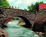Manitou Colorado CO Stone Bridge at Soda Springs Unused UNP 1910s Postcard - $4.42