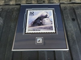 1998 Streamline Design Train USA 32 Cent Stamp Framed Print - £15.85 GBP