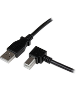 StarTech.com 2m USB 2.0 A to Right Angle B Printer Cable Cord (USBAB2MR) - €8,80 EUR