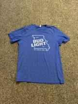Vintage Bud Light  Since 1982 St. Louis, MO. Heather Blue XL - £15.78 GBP