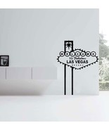 Las Vegas Welcoem Sign Vinyl Decal Wall Art - £17.26 GBP