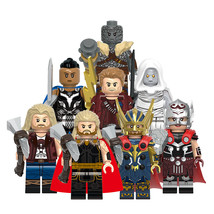 8pcs Thor Love and Thunder Gorr Valkyrie Mighty Thor Korg Star-Lord Minifigures - £14.34 GBP