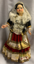 Vintage Doll From Italy 1950-60s 8” Jointed Arms - £9.37 GBP