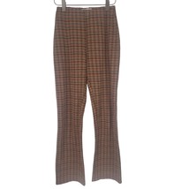 Urban Outfitters Pull On Pants XS Womens Kick Flare Brown Patterned High... - £14.98 GBP