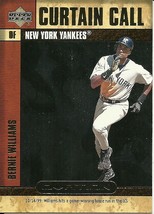 2000 Upper Deck Ovation Curtain Call Bernie Williams CC5 Yankees - £0.79 GBP