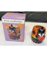 Fitz & Floyd Essentials Kitty Witches Halloween candlecup new in box. - £10.90 GBP