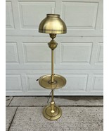 Brass Tone Painted Ivy Tole Floor Lamp 52” T Works Vintage Mid Century T... - $8,015.76 MXN