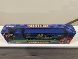 New 2002 Winner&#39;s Circle Jimmie Johnson Lowes Looney Tunes Trailer Rig 1/64 - £11.98 GBP