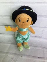 Just Play Disney Princess Jasmine Aladdin Stylized Mini 6in Bean Plush Doll - £10.86 GBP