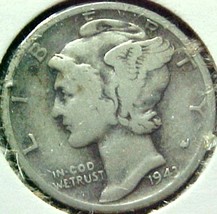 Mercury Dime 1943-D G - £3.82 GBP
