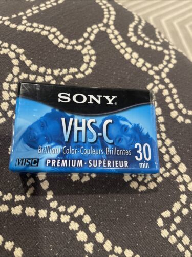 Sony Premium VHS-C 30 min SP or 30 Minutes EP Camcorder Blank Tape NEW - $8.10