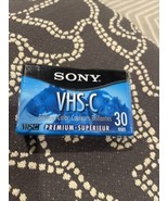 Sony Premium VHS-C 30 min SP or 30 Minutes EP Camcorder Blank Tape NEW - $155.95 MXN