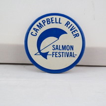 Vintage Canadian Tourist Pin - Campbell River Salmon Festival - Celluloi... - $15.00