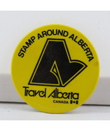 Vintage Canadian Tourist Pin - Travel Alberta - Celluloid Pin  - $20.34 CAD