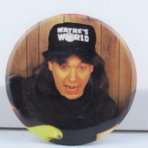 Vintage Movie Pin - Wayne&#39;s World Pin Way Guitar Picture - Celluloid Pin  - £11.79 GBP